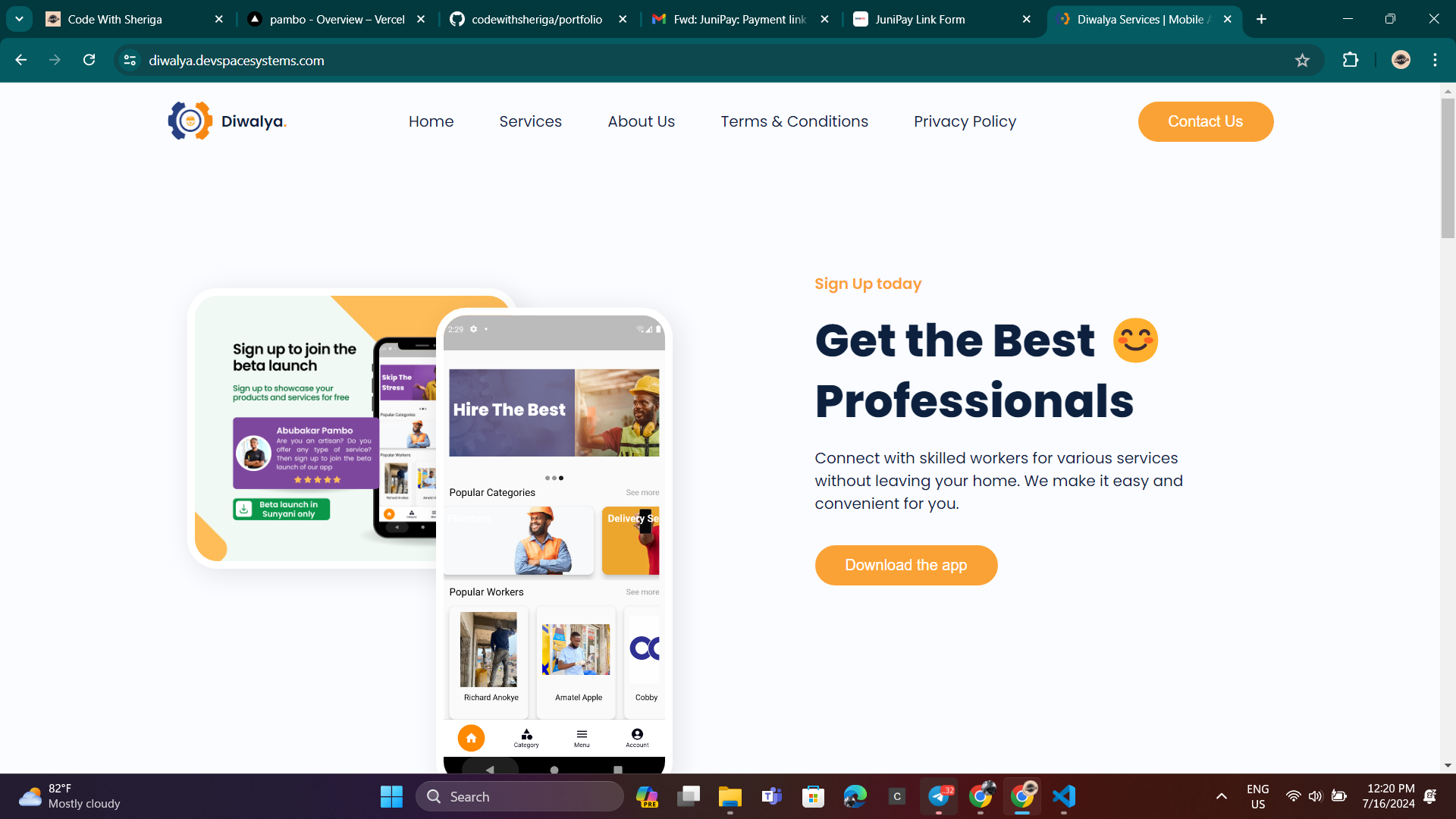 Diwalya Website